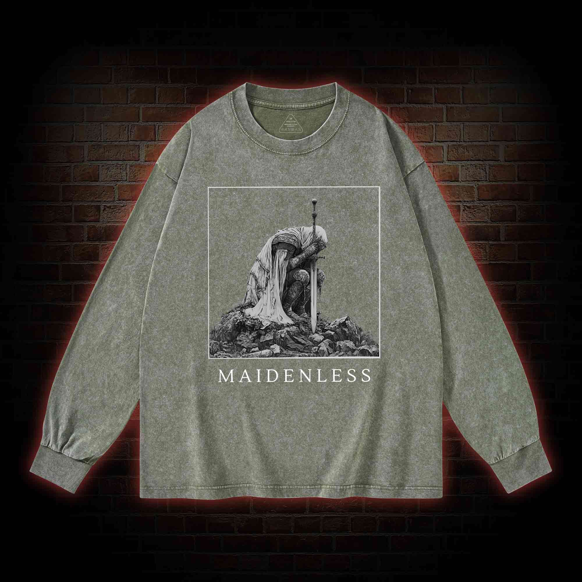 Maidenless Washed Long-Sleeve T-shirt