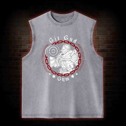 Git Gud Gym Washed Tank Top
