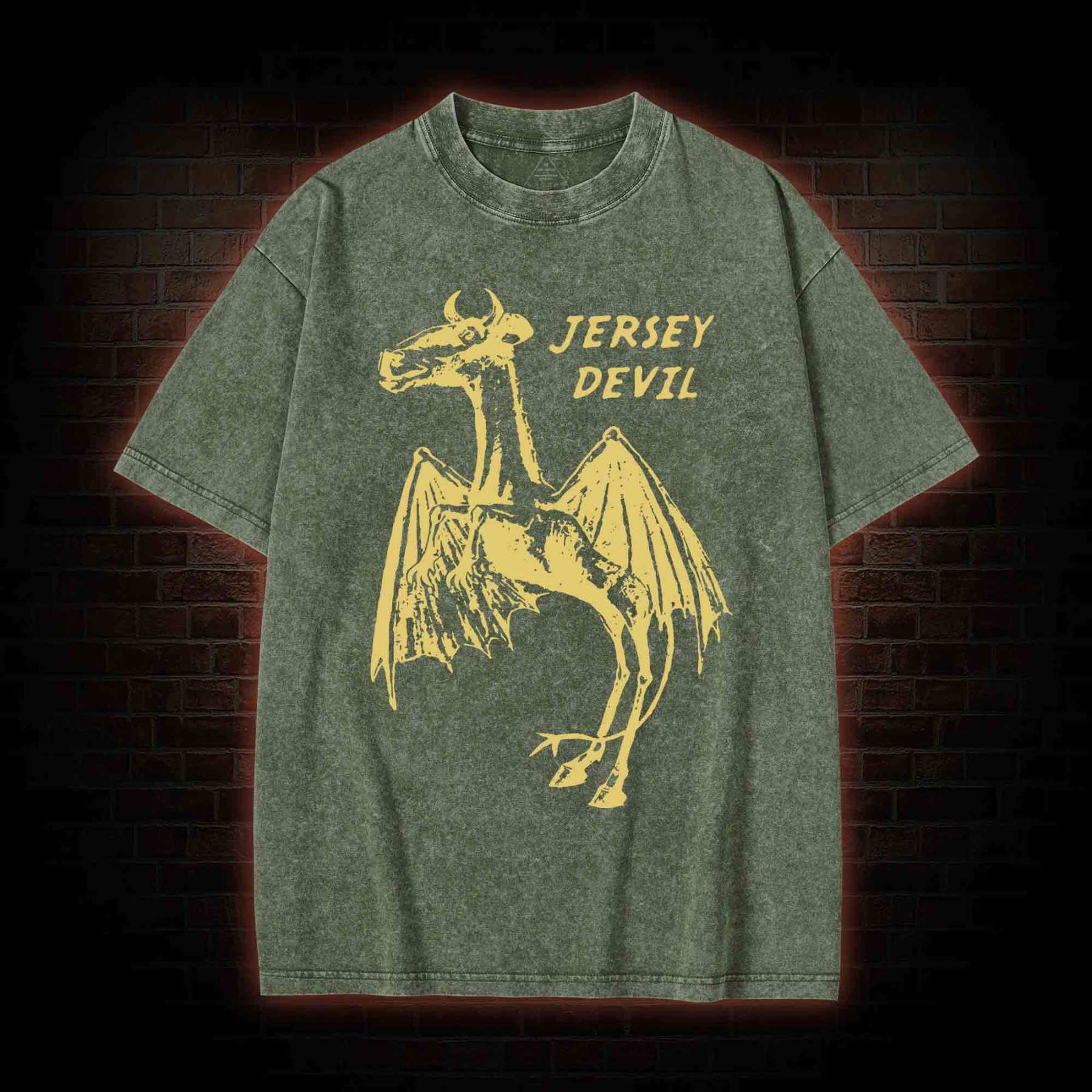 Jersey Devil Washed T-shirt