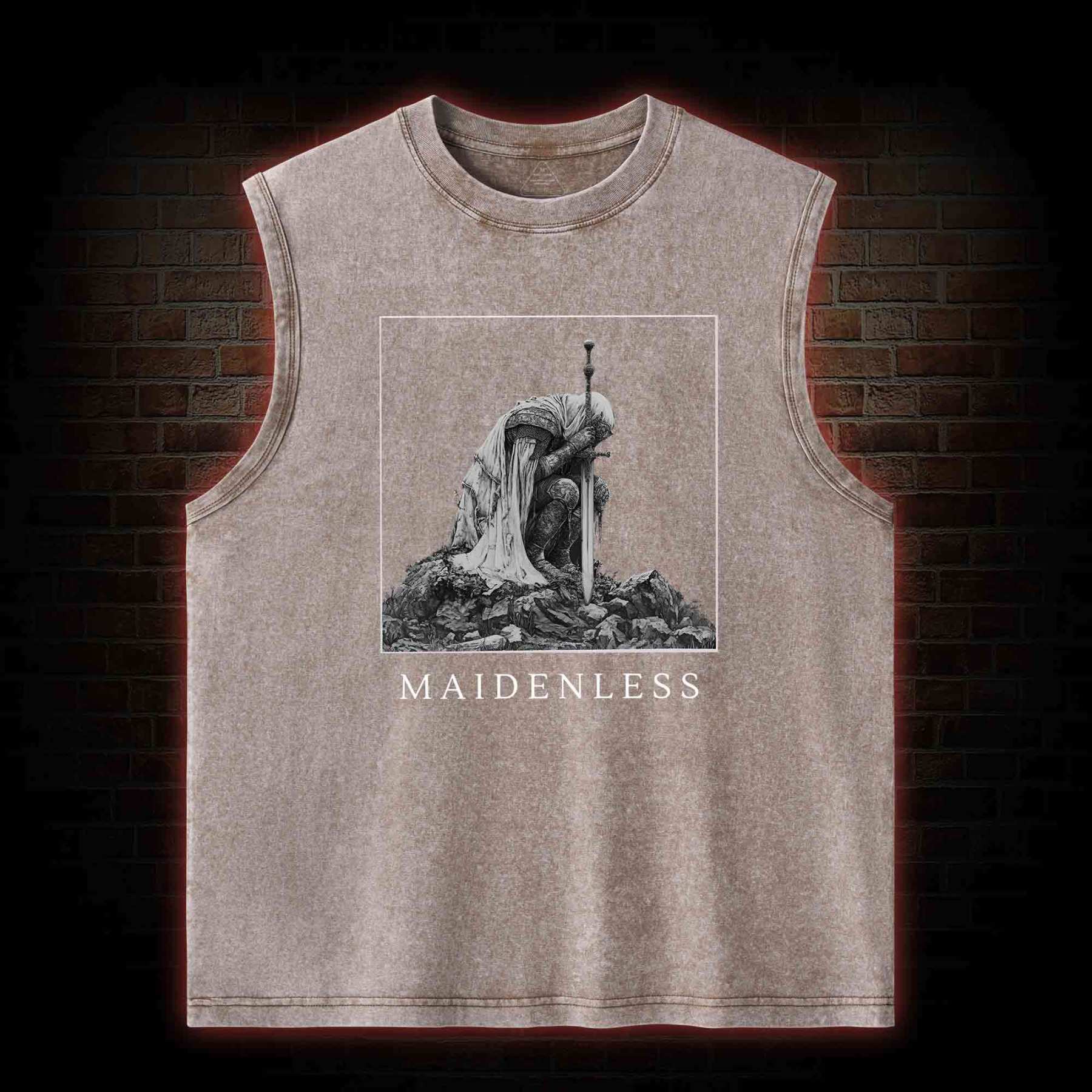 Maidenless Washed Tank Top