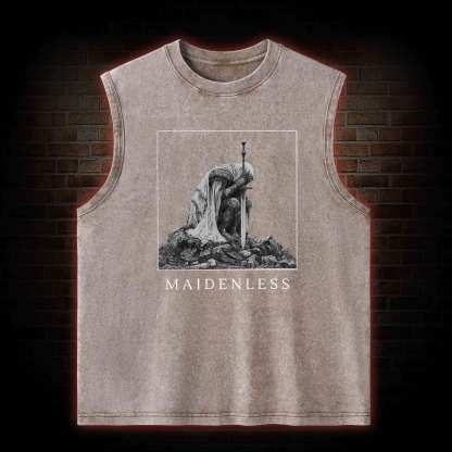 Maidenless Washed Tank Top