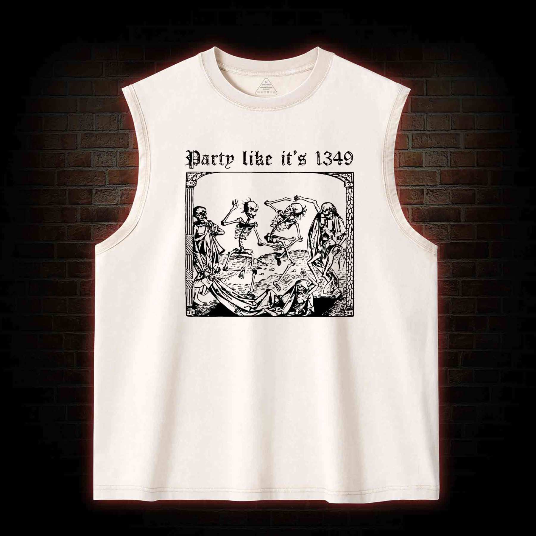 Party Like It's 1349 Washed Tank Top
