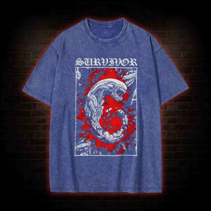 The Survivor Washed T-shirt