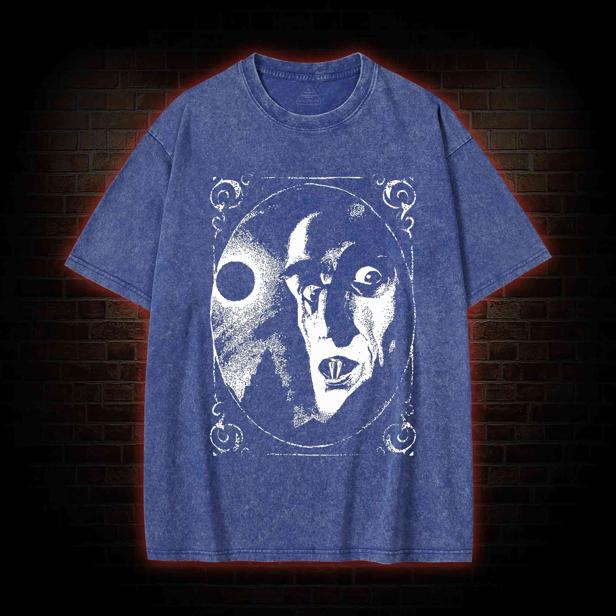 Retro Nosferatu Washed T-shirt