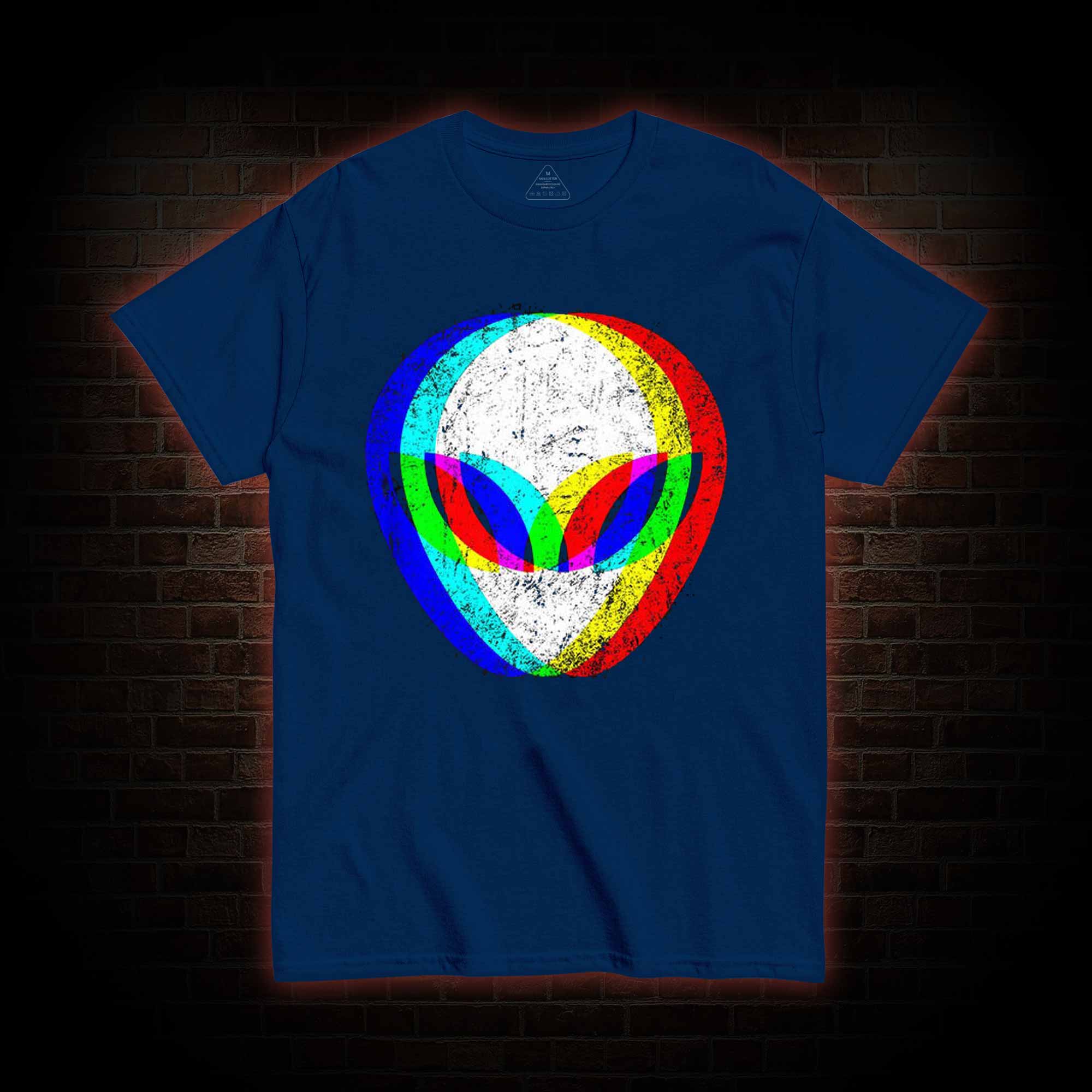 Alien Head Trippy T-shirt 