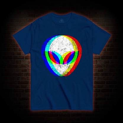 Alien Head Trippy T-shirt 