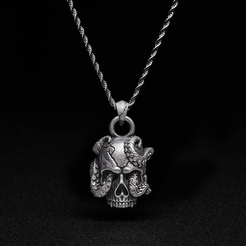 Tentacled Cthulhu Sculptural Necklace