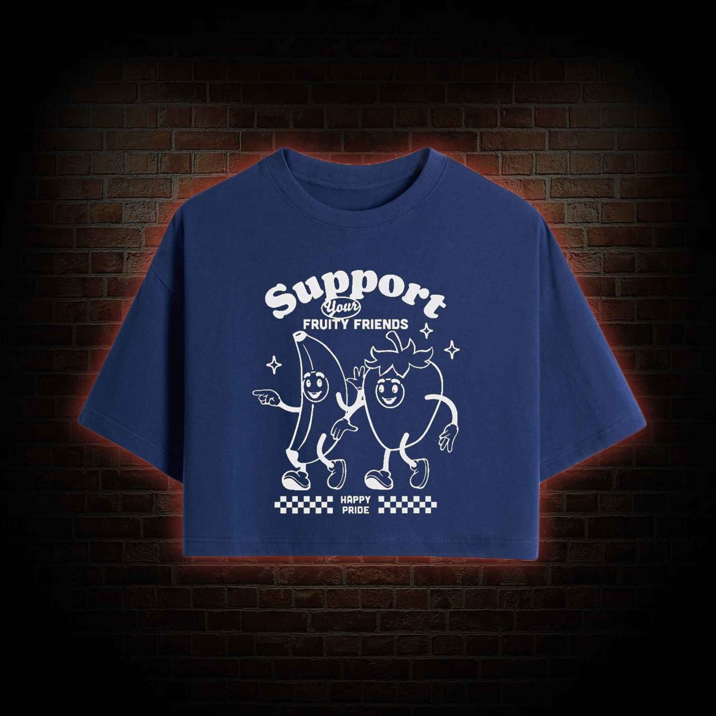 Support Your Fruity Friends Crop Top