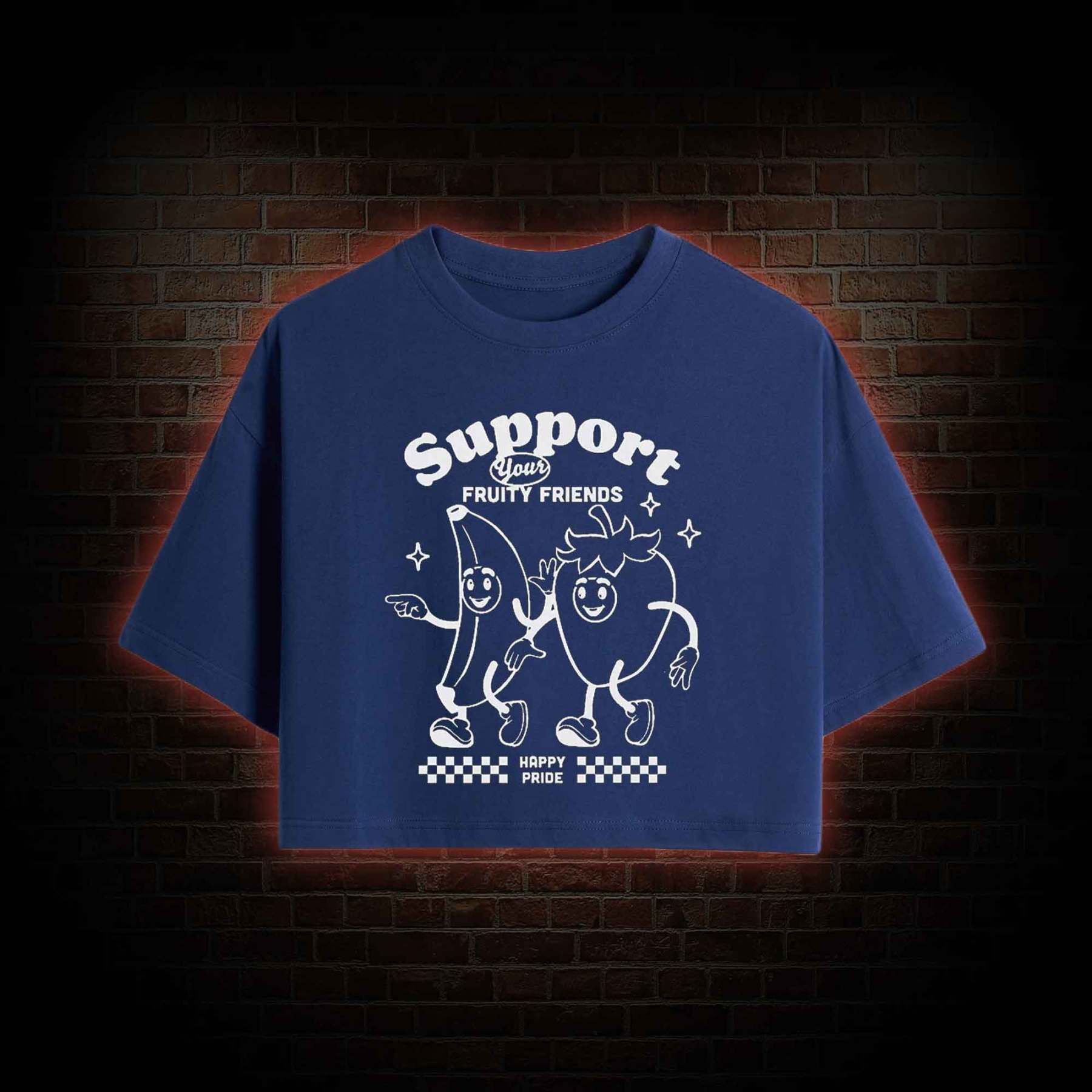 Support Your Fruity Friends Crop Top