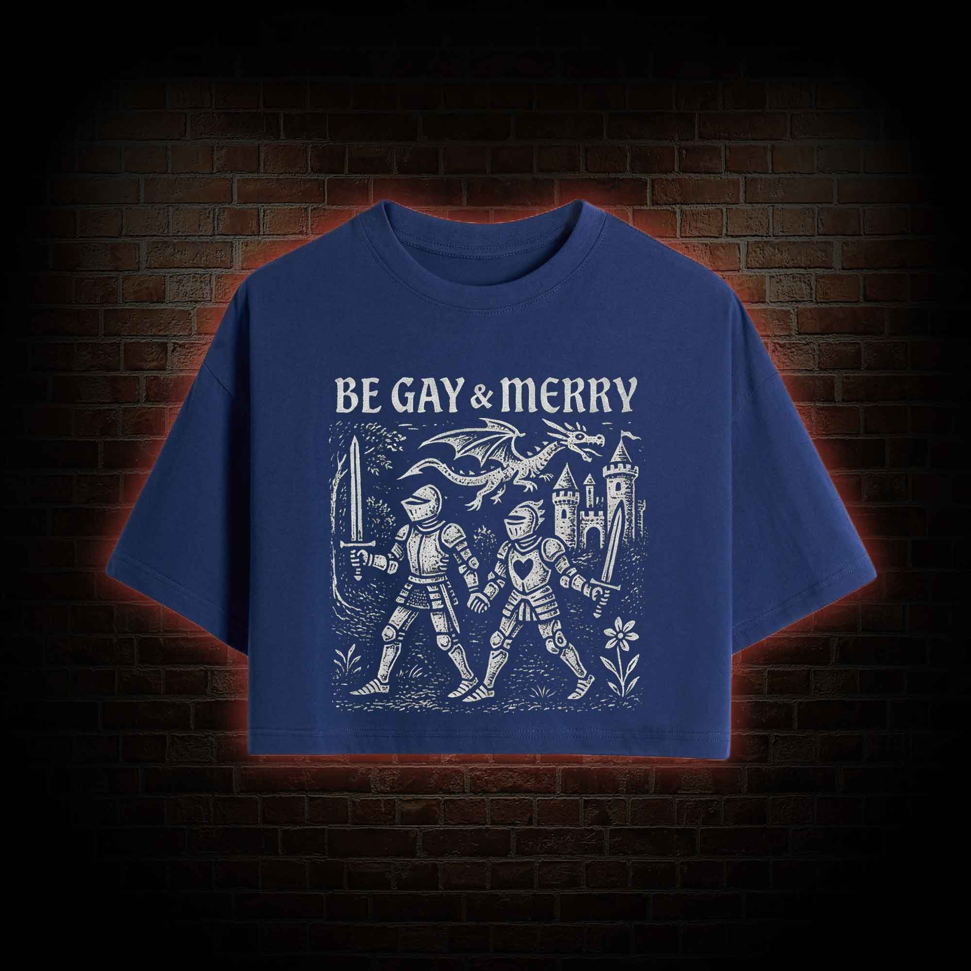 Be Gay & Merry Crop Top