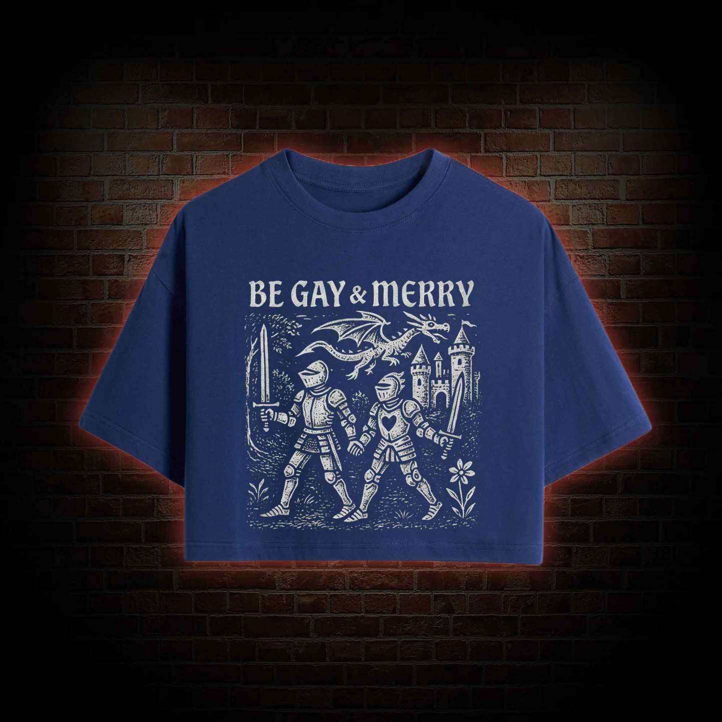 Be Gay & Merry Crop Top