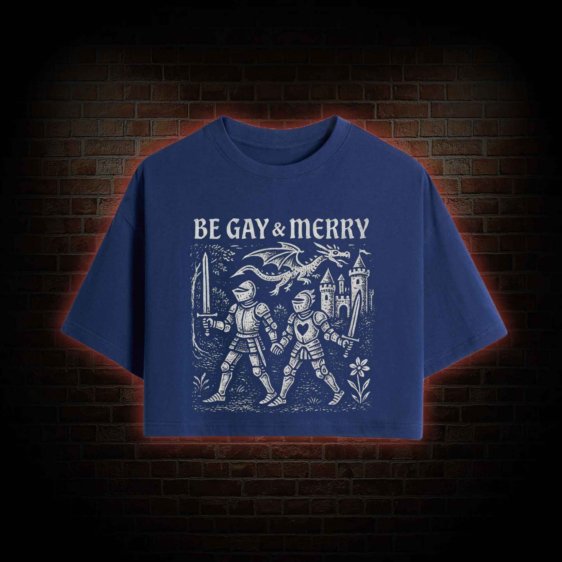 Be Gay & Merry Crop Top