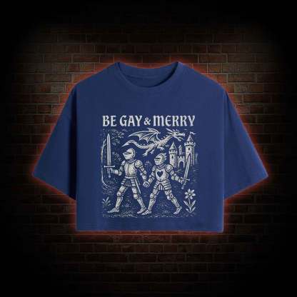 Be Gay & Merry Crop Top