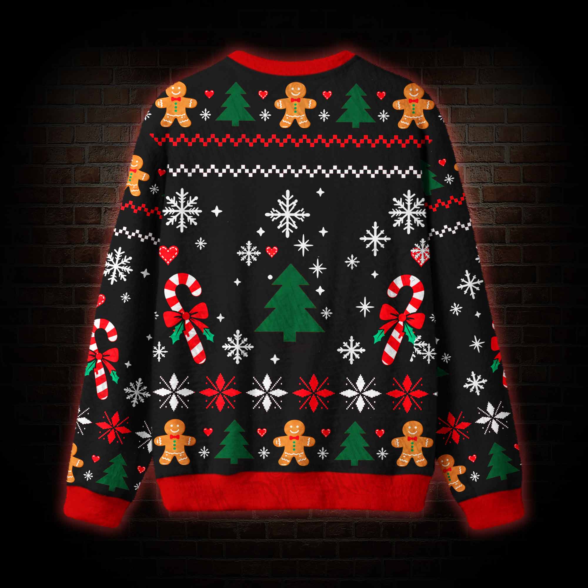 Gingerbread Man Merry Christmas Funny Matching Ugly Sweatshirts