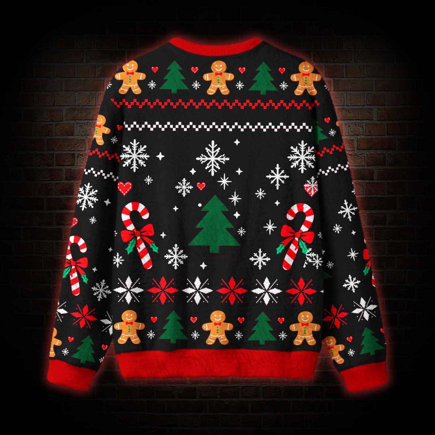 Gingerbread Man Merry Christmas Funny Matching Ugly Sweatshirts