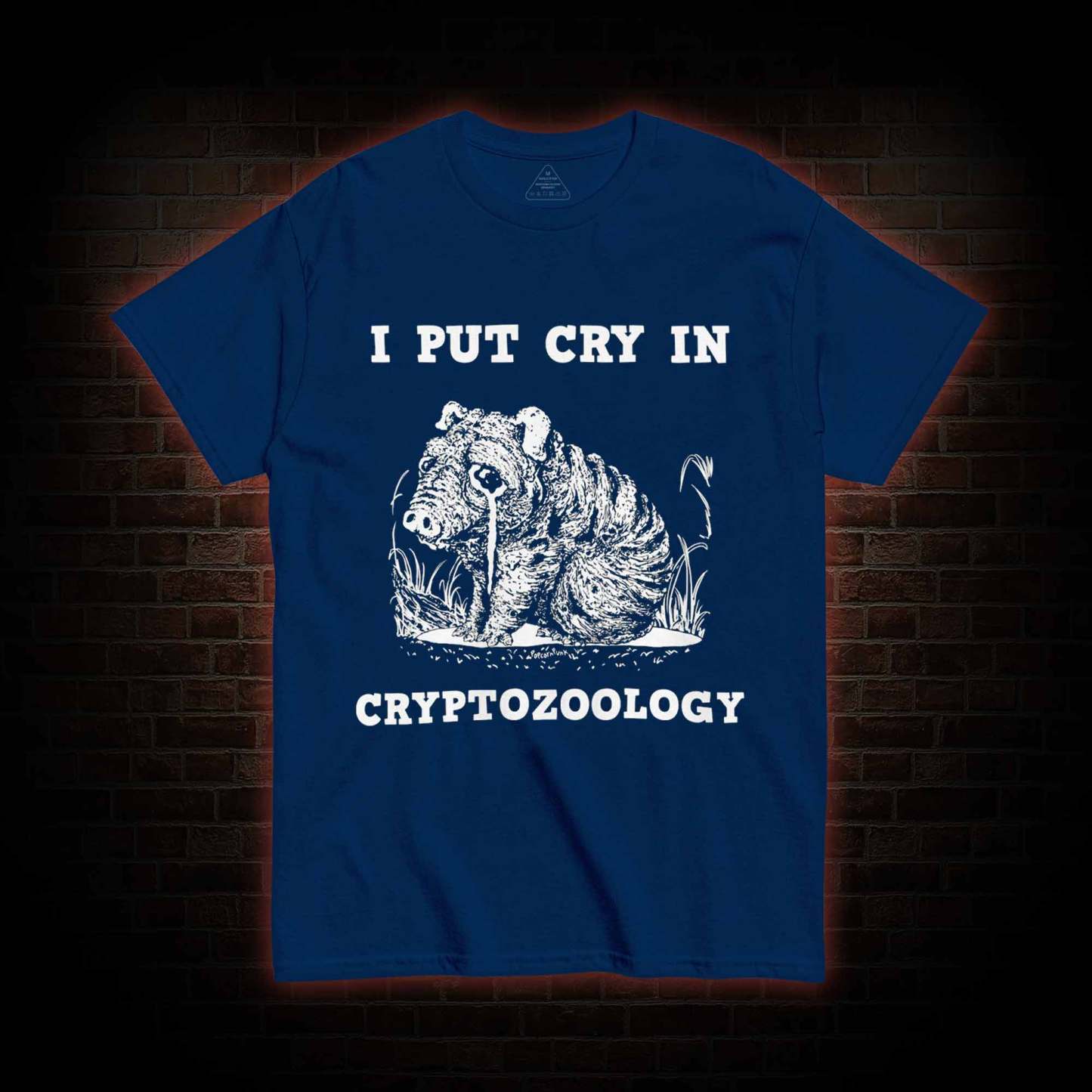 I Put Cry in Cryptozoology T-shirt 