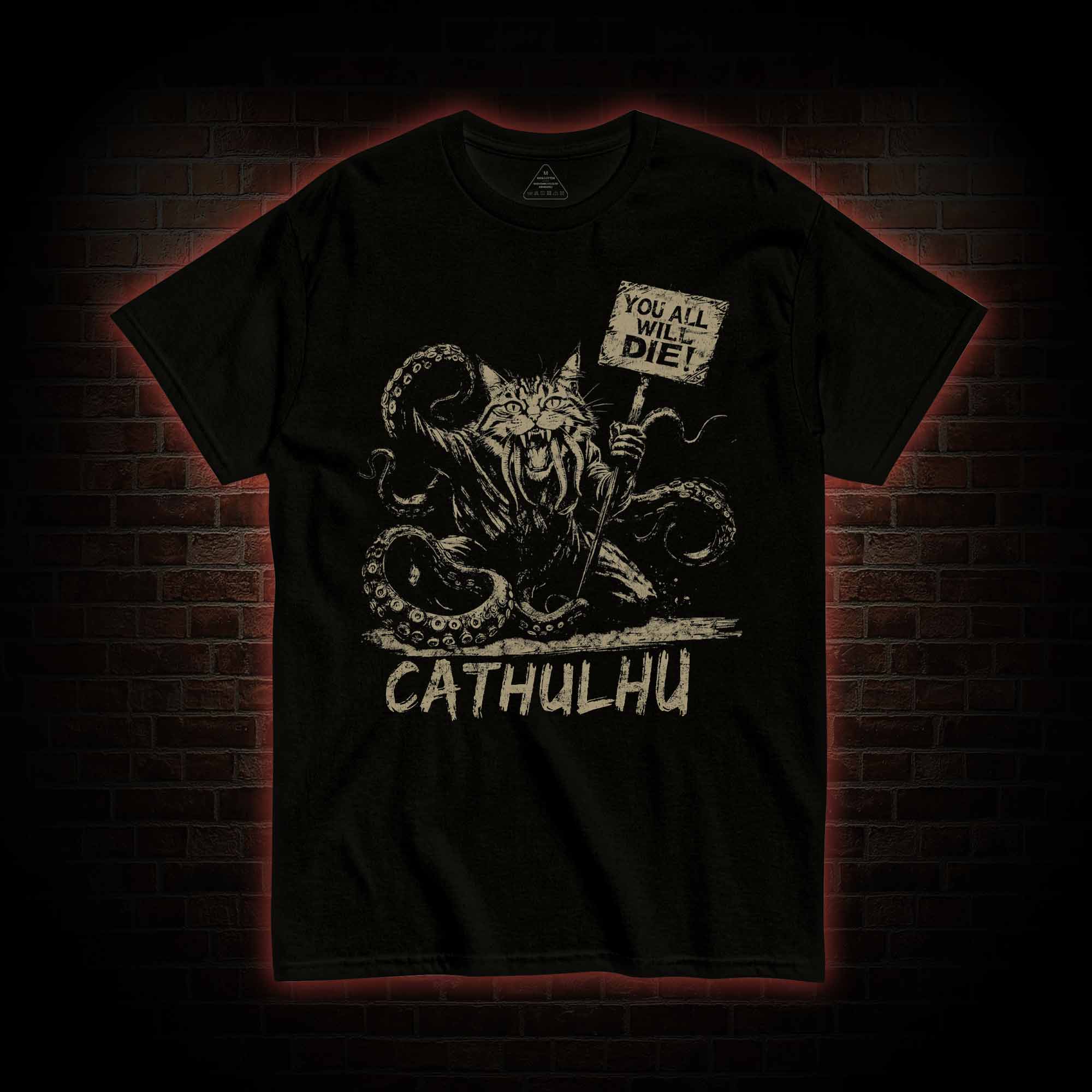 Cathulhu Retro T-shirt 