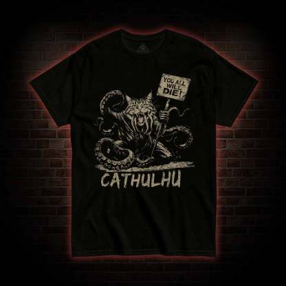Cathulhu Retro T-shirt 