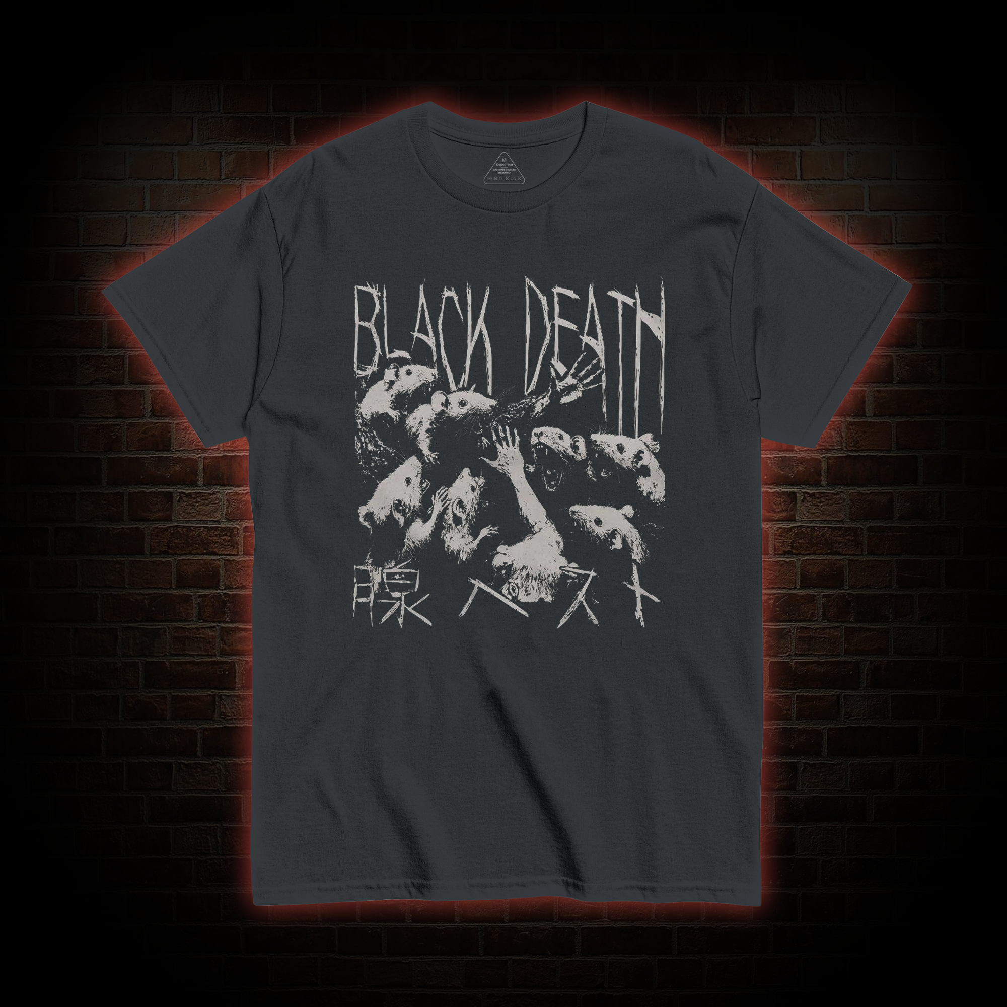 Black Death Rat T-shirt 
