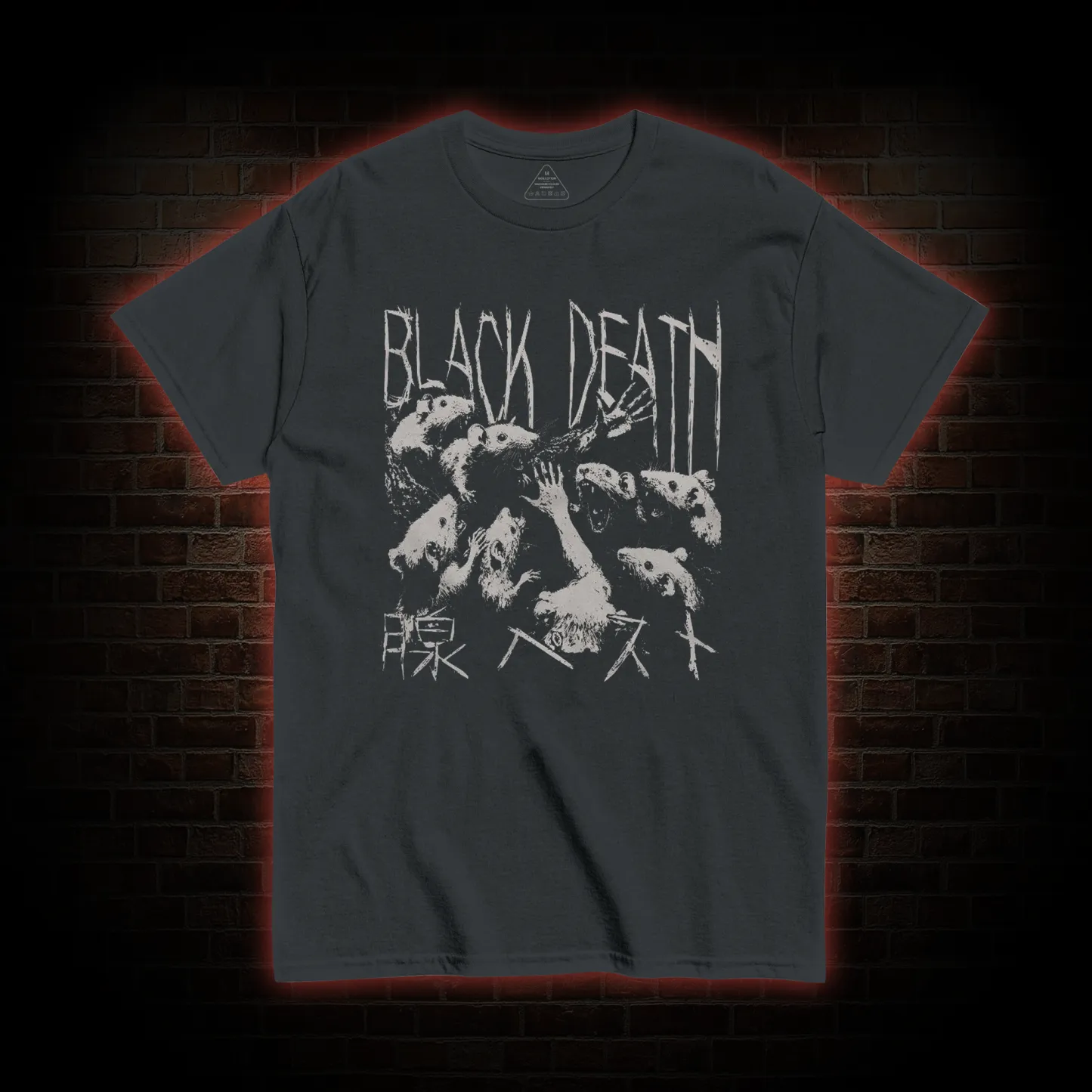 Black Death Rat T-shirt 
