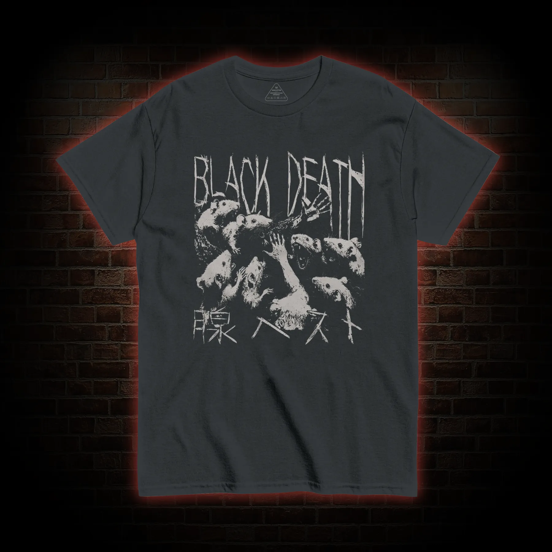 Black Death Rat T-shirt 
