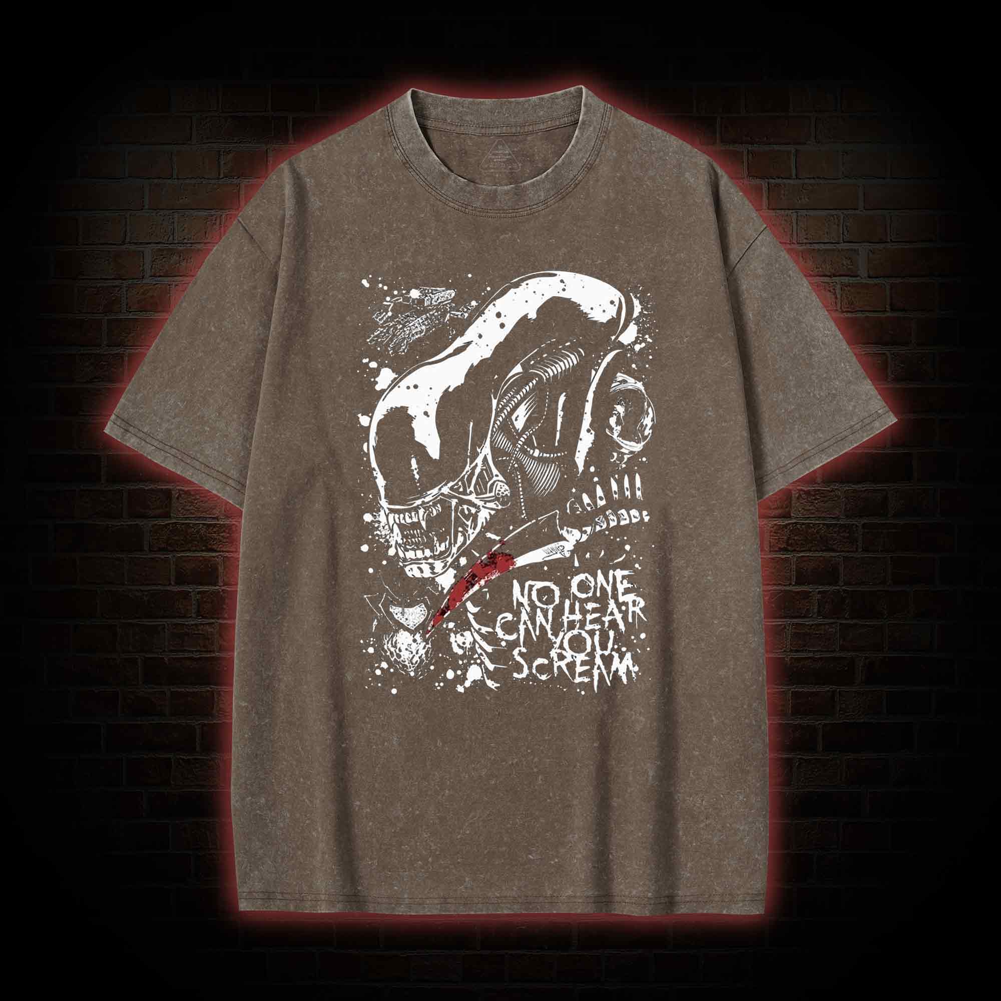 No One Can Hear Your Scream Washed T-shirt