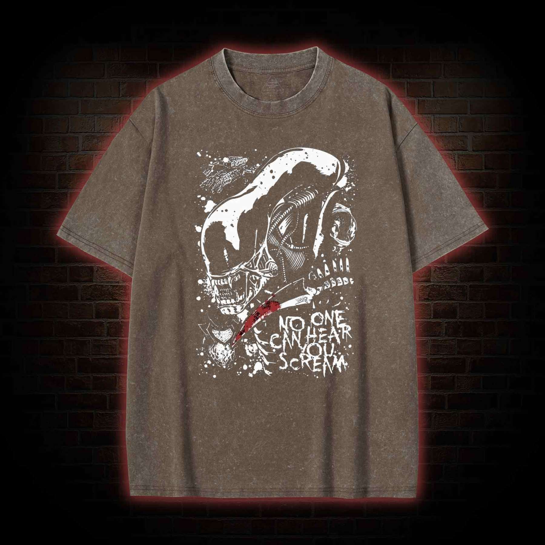 No One Can Hear Your Scream Washed T-shirt