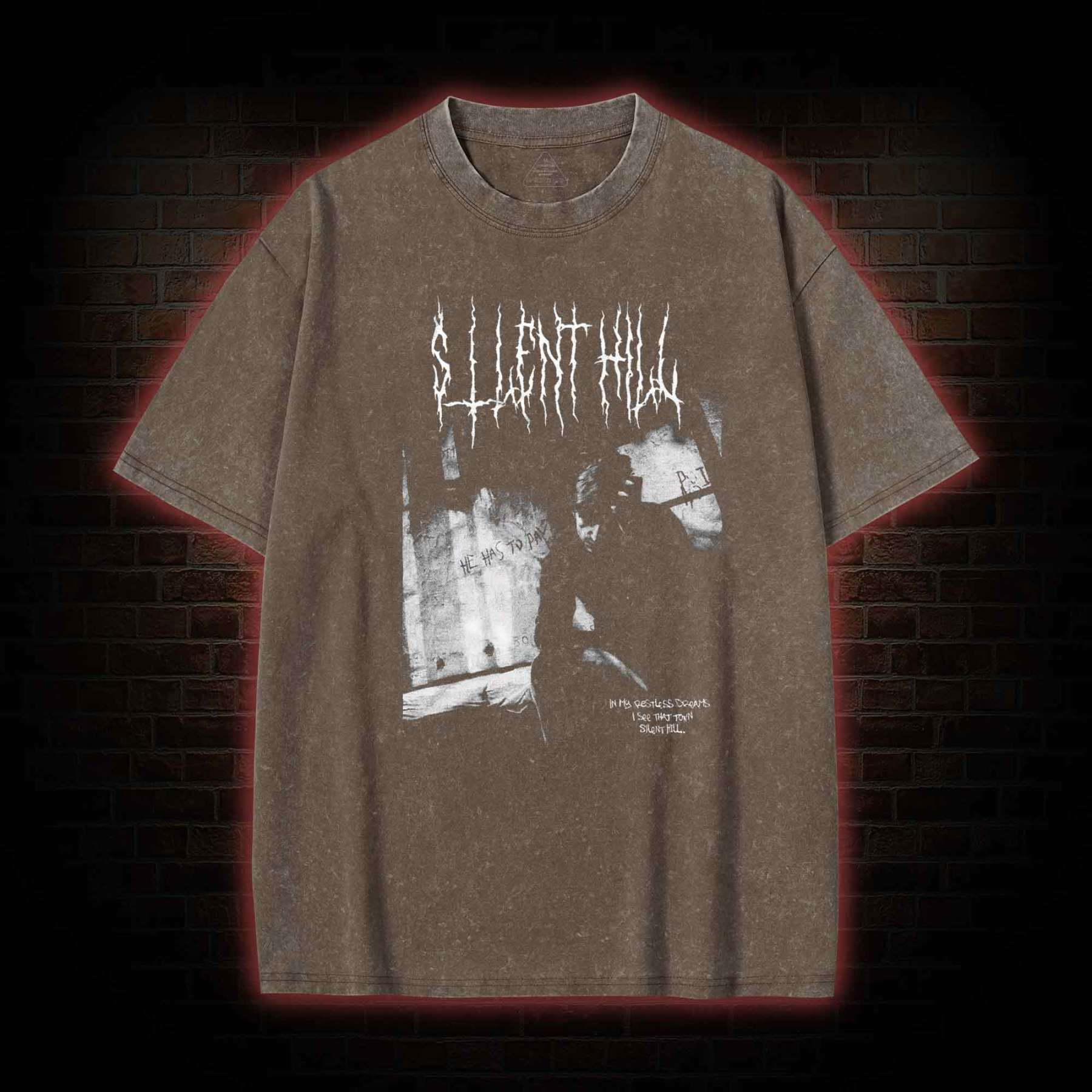 In My Restless Dreams I See That Town Washed T-shirt