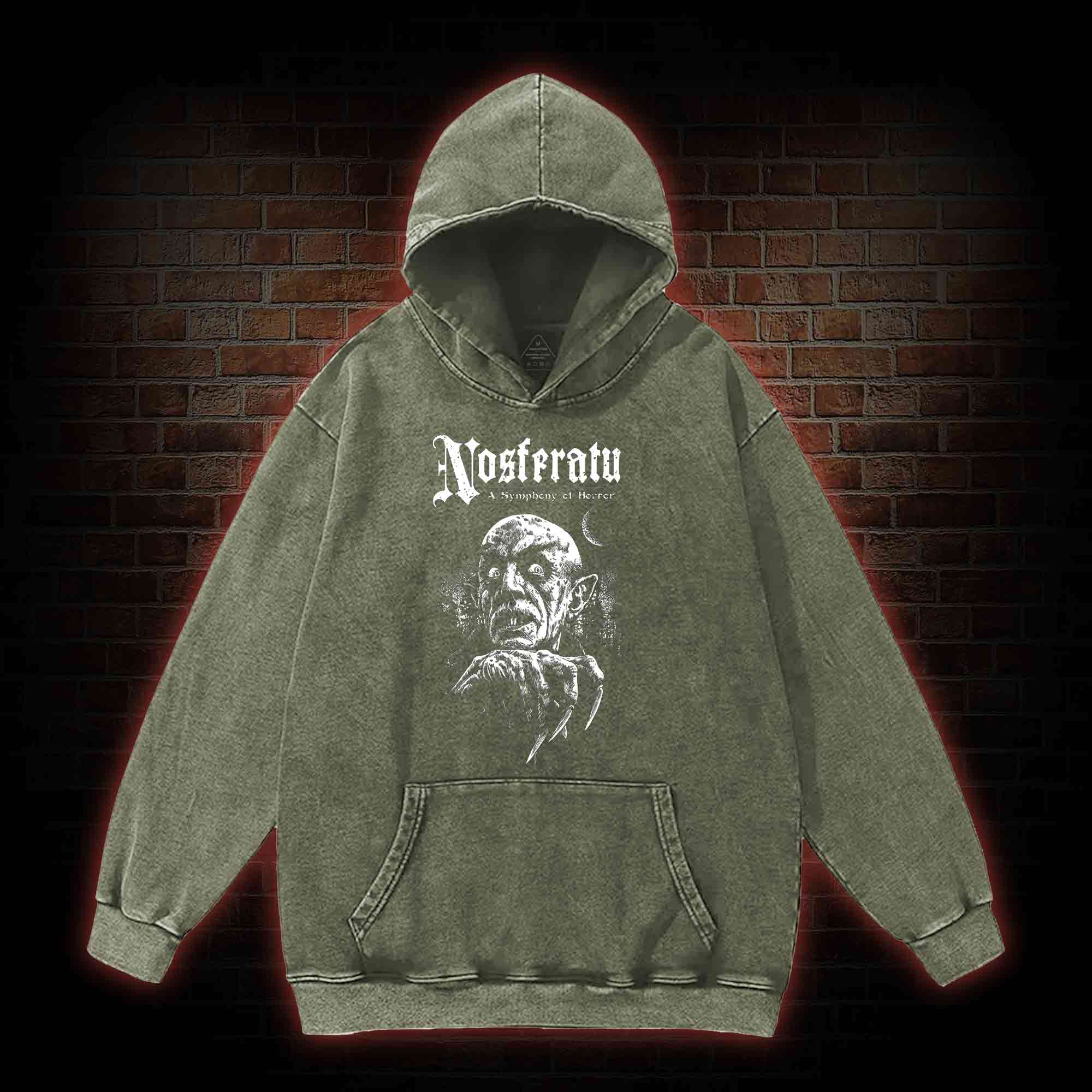 Nosferatu: A Symphony of Horror Washed Hoodie