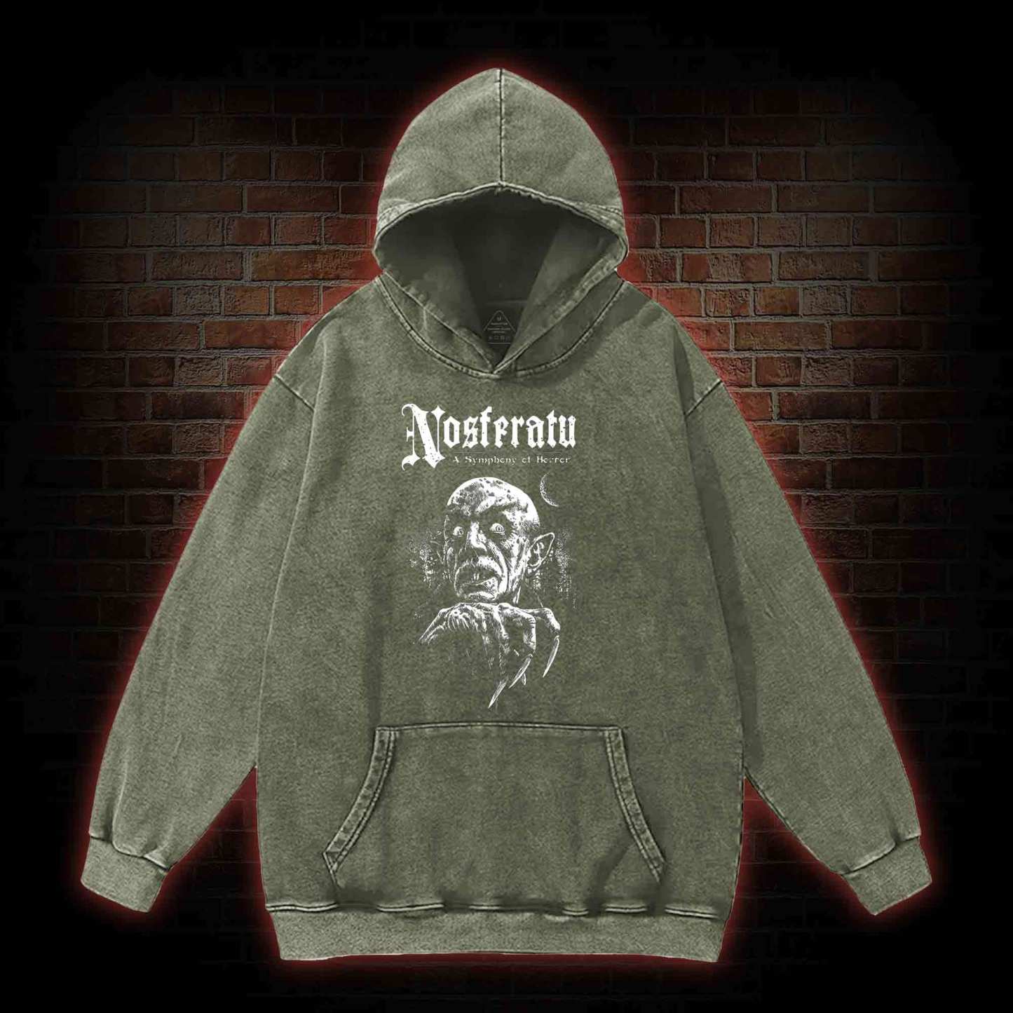 Nosferatu: A Symphony of Horror Washed Hoodie