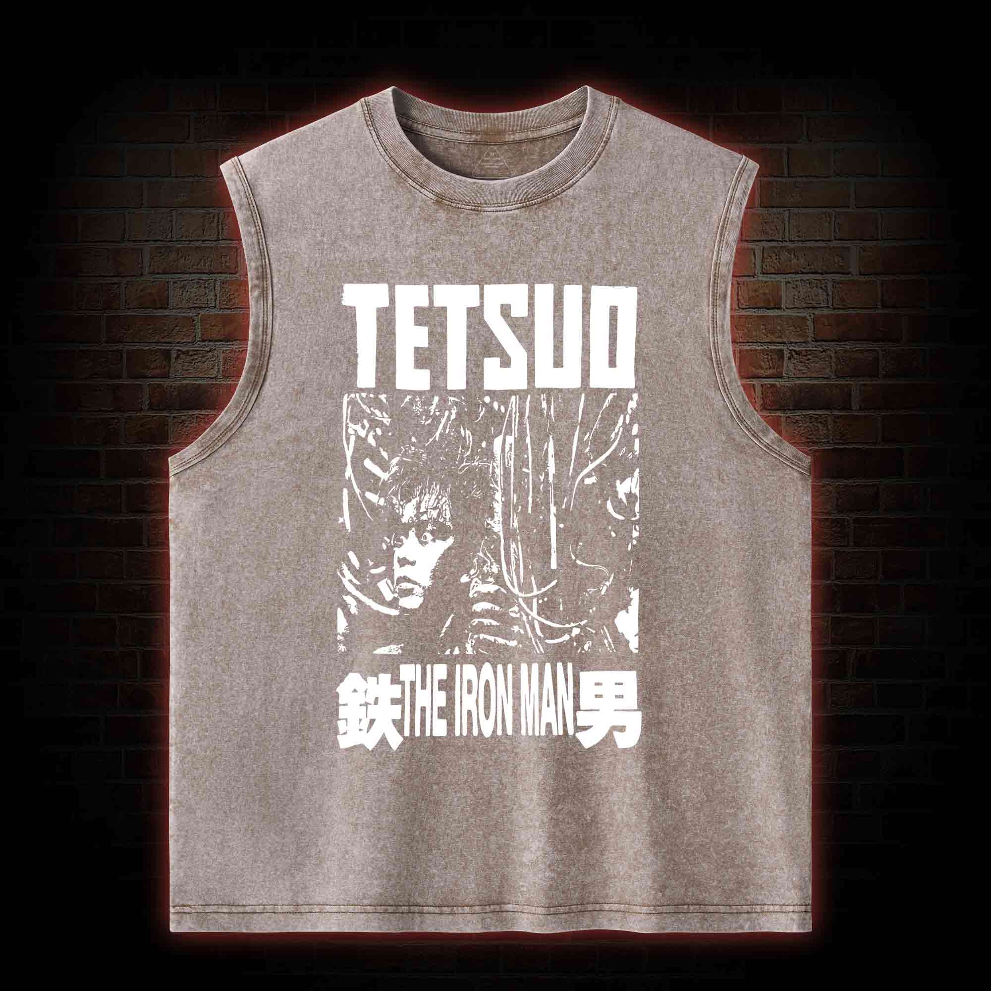 Turn This World to Rust Washed Tank Top