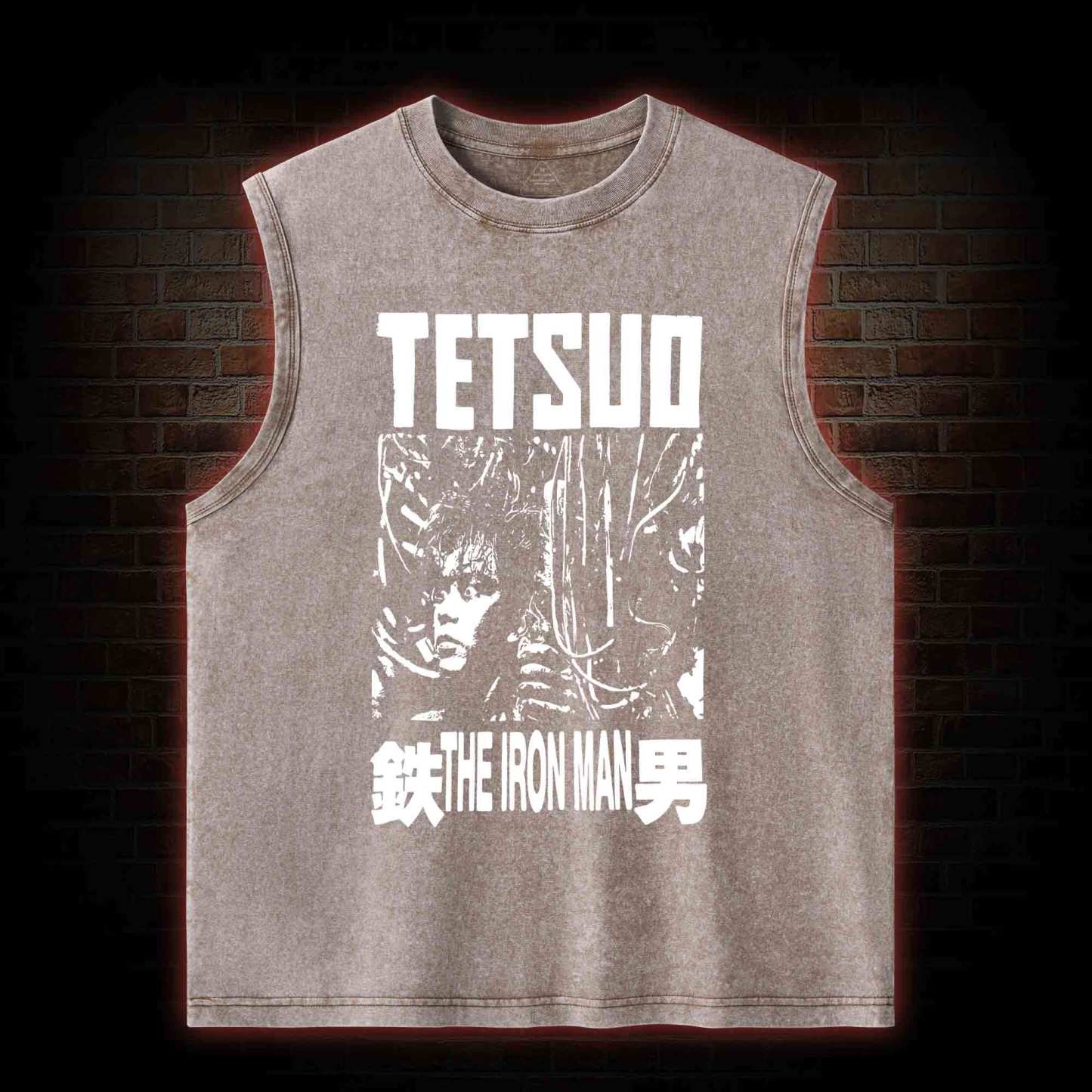 Turn This World to Rust Washed Tank Top