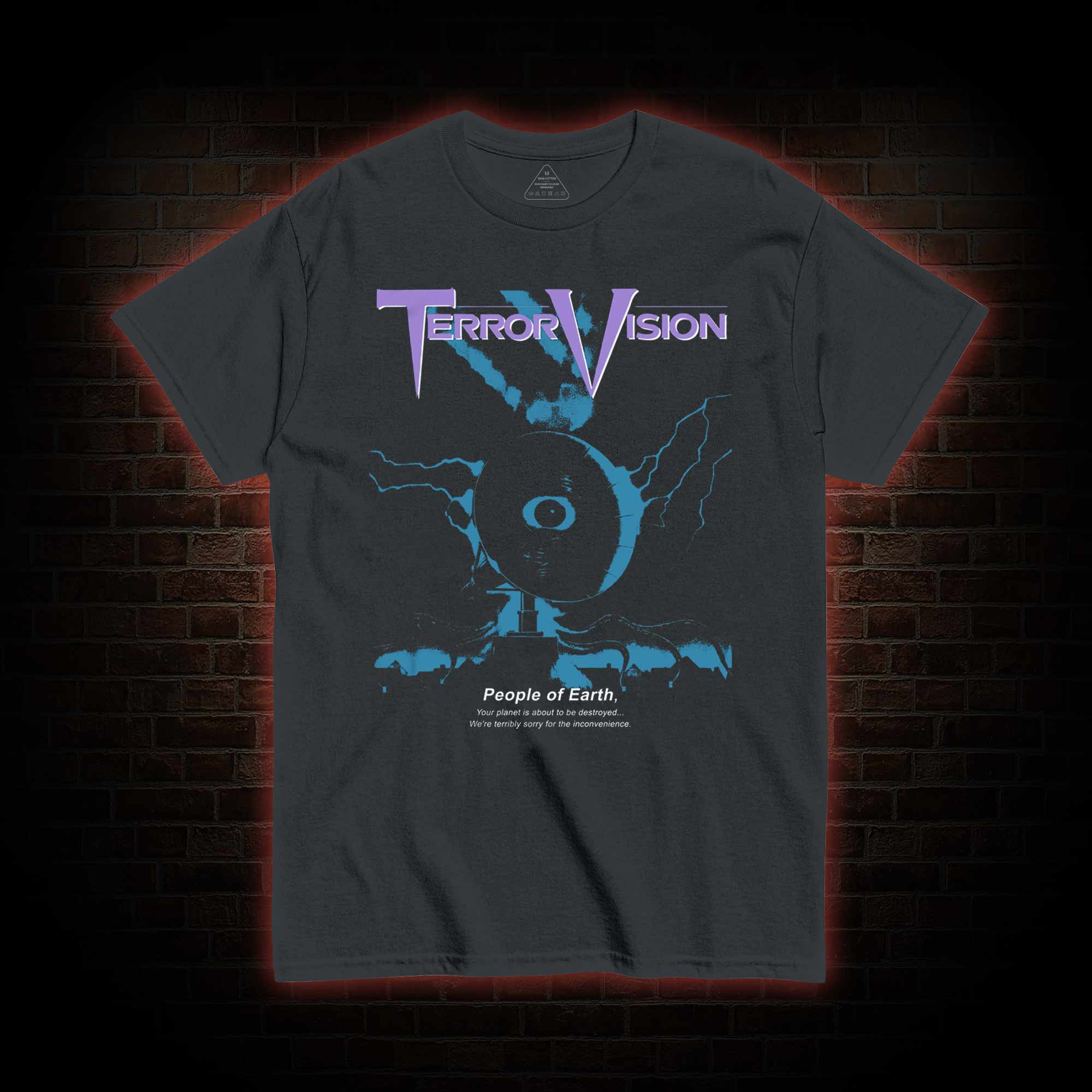 Satellite Dish Alien Terror T-shirt