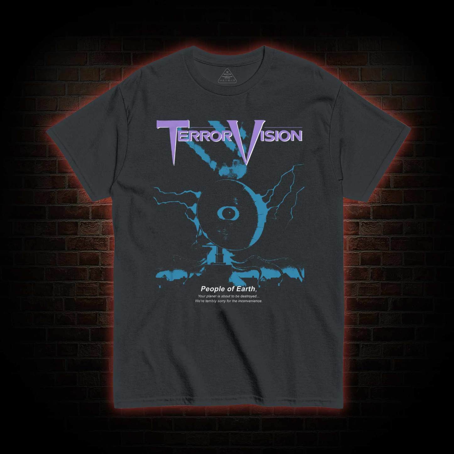 Satellite Dish Alien Terror T-shirt