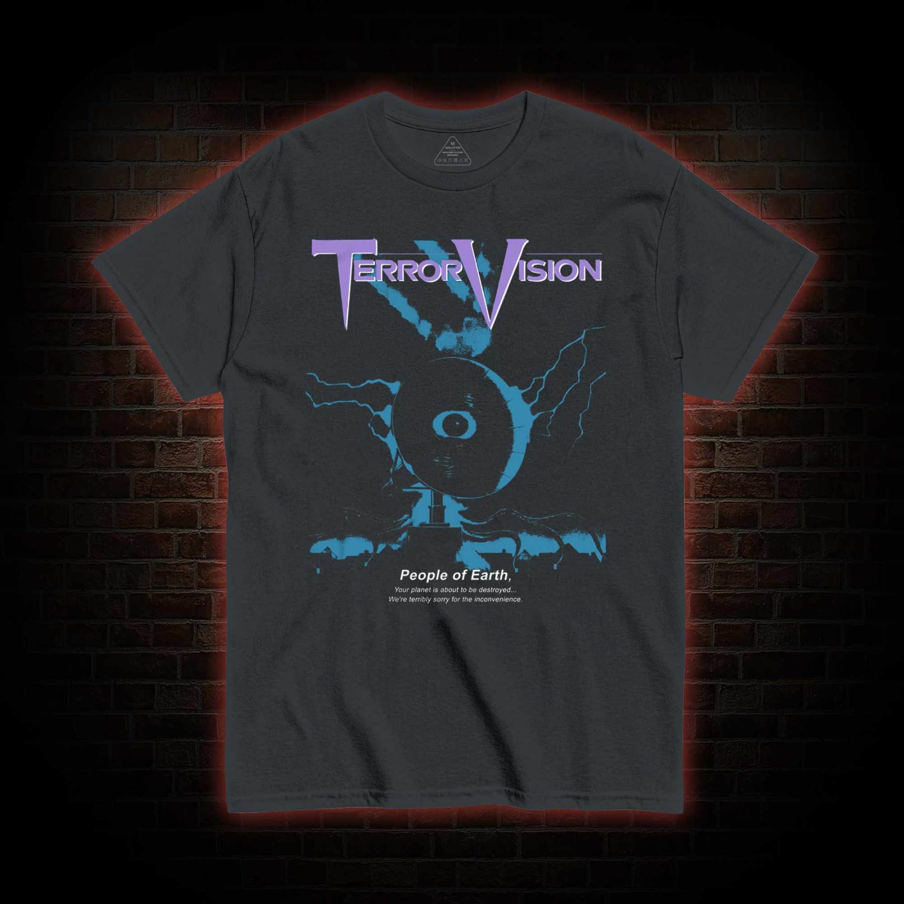 Satellite Dish Alien Terror T-shirt