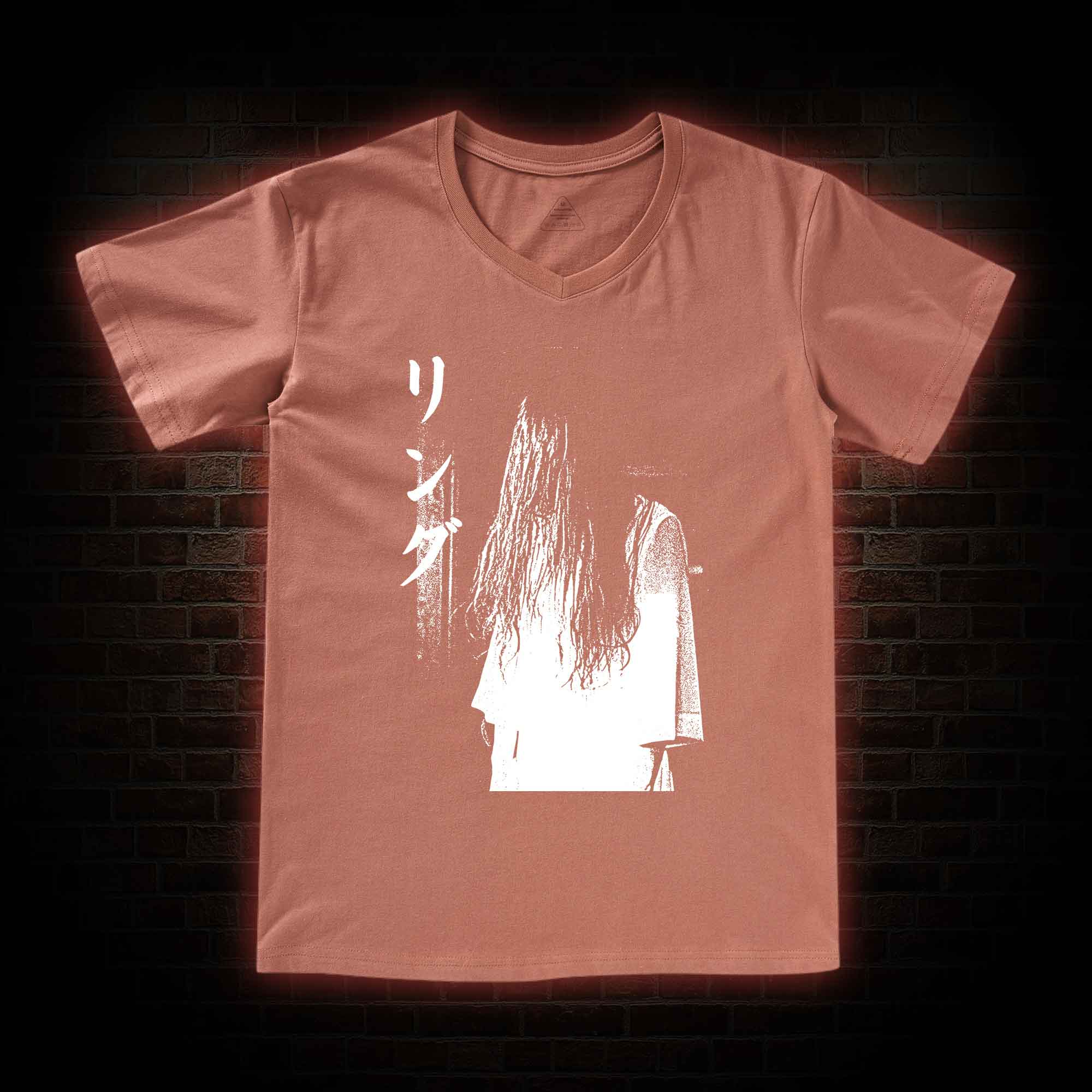 Vintage Ghost V-Neck Classic T-Shirt