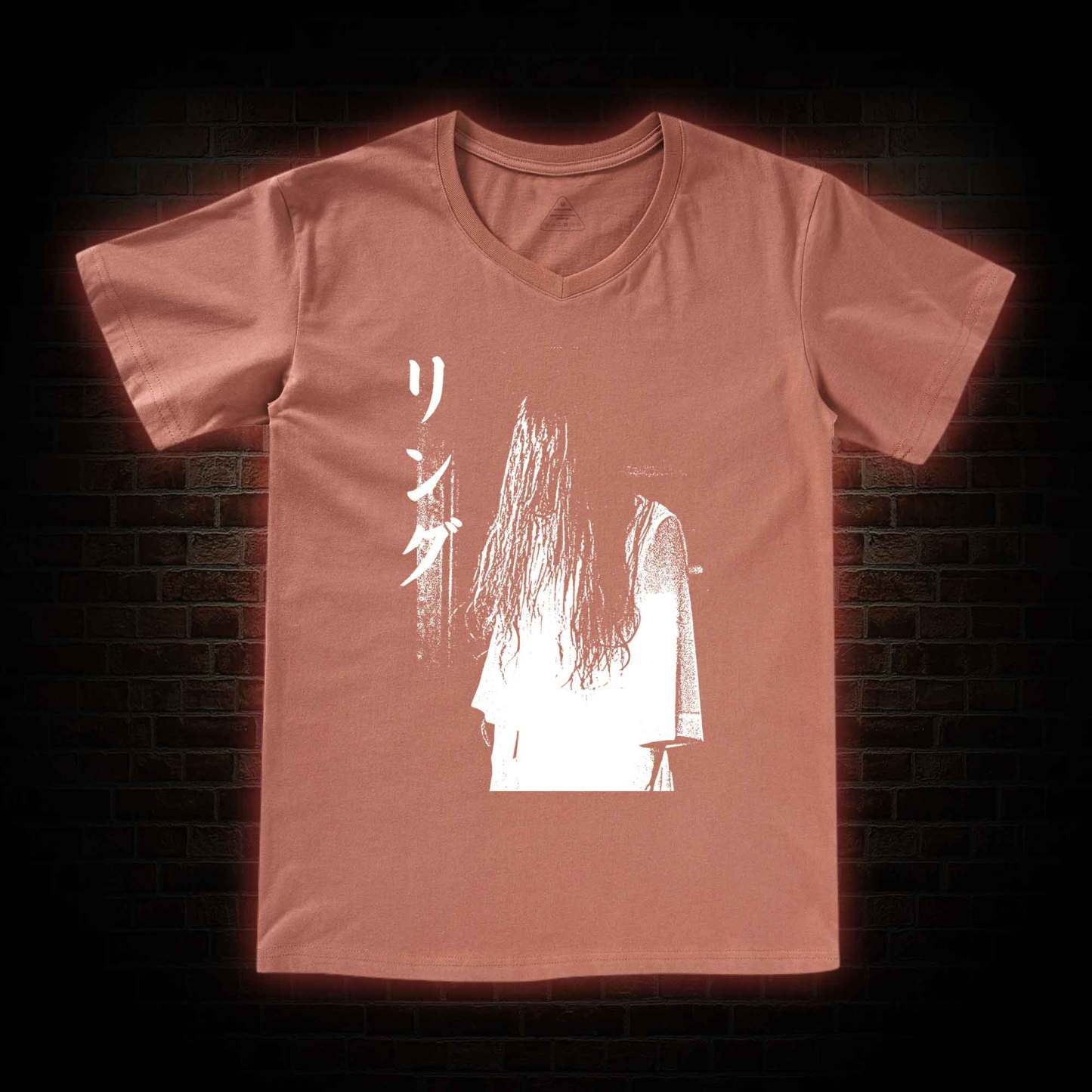 Vintage Ghost V-Neck Classic T-Shirt