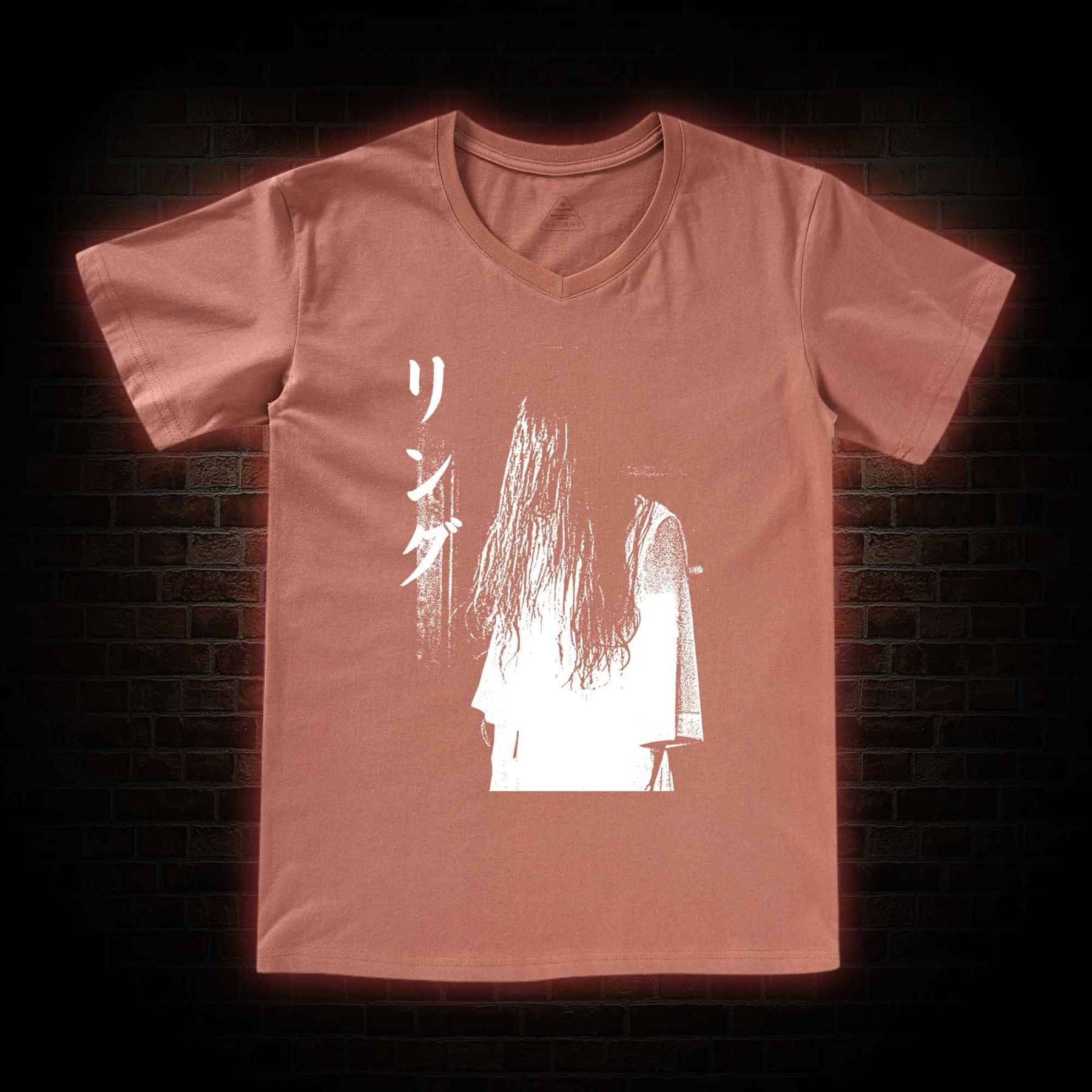 Vintage Ghost V-Neck Classic T-Shirt