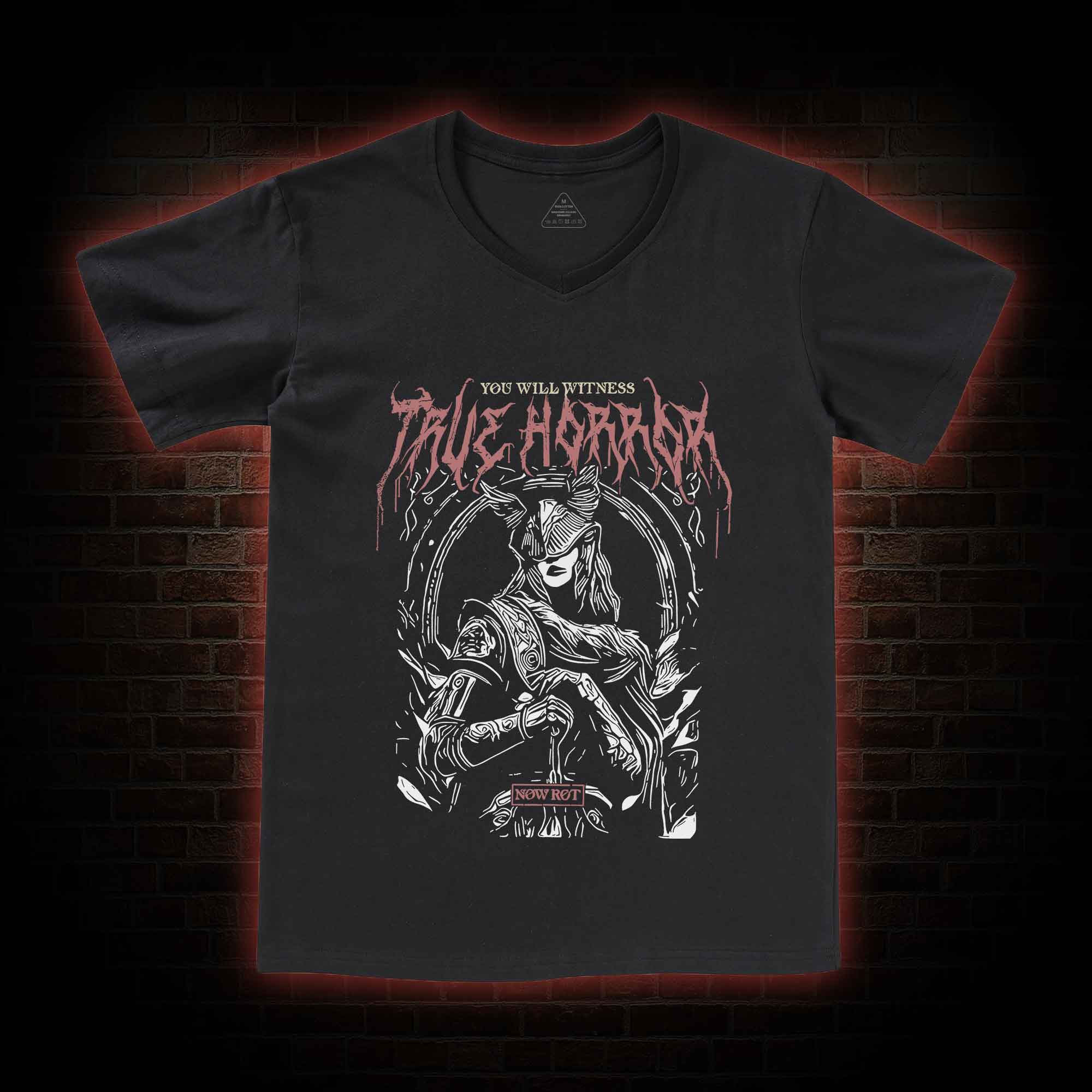 True Horror V-Neck Classic T-Shirt