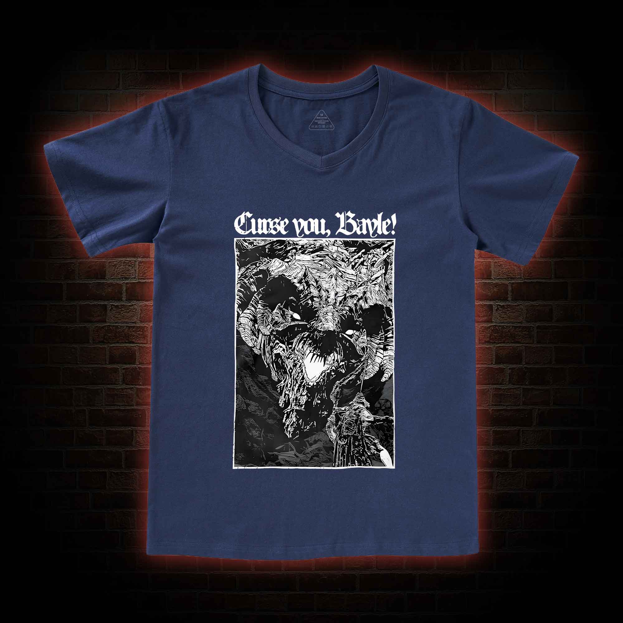 Curse You Bayle! V-Neck Classic T-Shirt