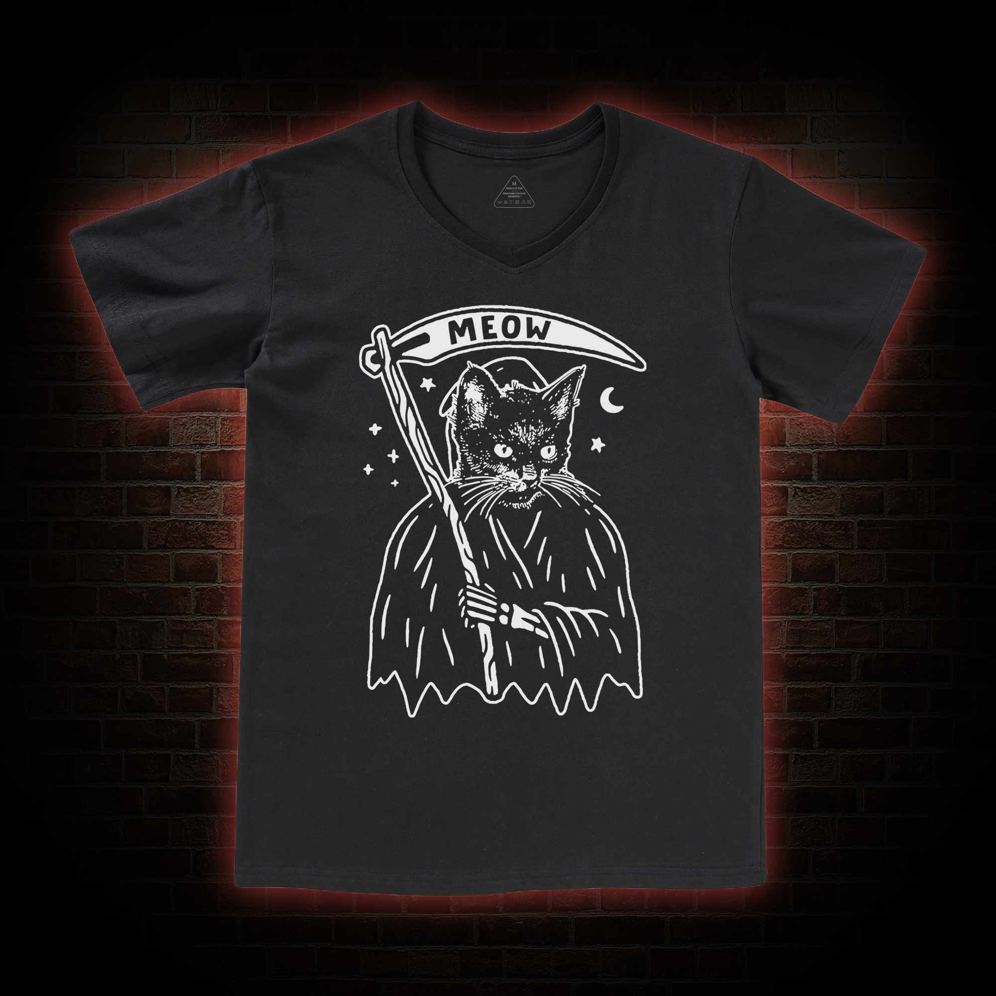 Death Meow V-Neck Classic T-Shirt