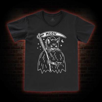 Death Meow V-Neck Classic T-Shirt