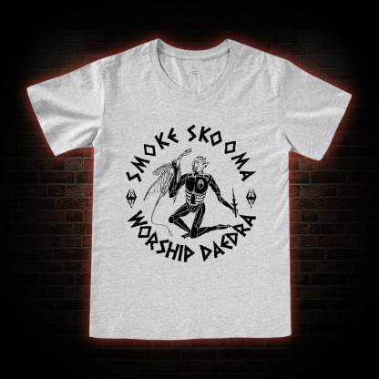 Smoke Skooma Worship Daedra V-Neck Classic T-Shirt