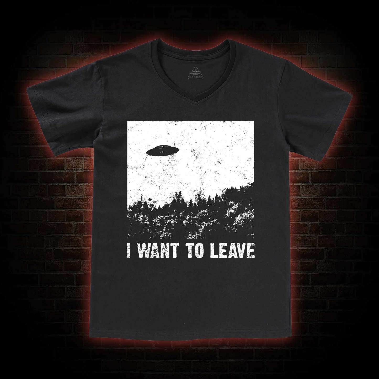 I Want To Leave V-Neck Classic T-Shirt