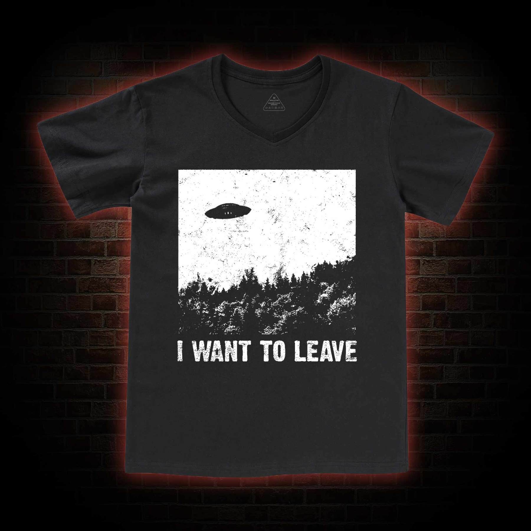 I Want To Leave V-Neck Classic T-Shirt