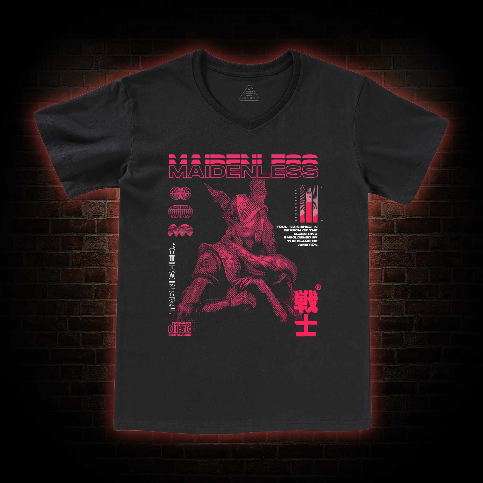 Maidenless Warrior V-Neck Classic T-Shirt