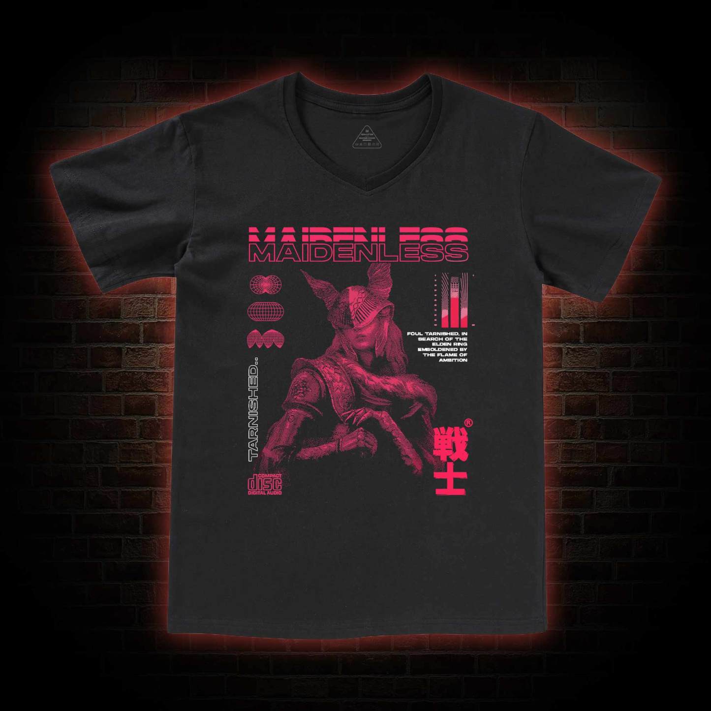 Maidenless Warrior V-Neck Classic T-Shirt