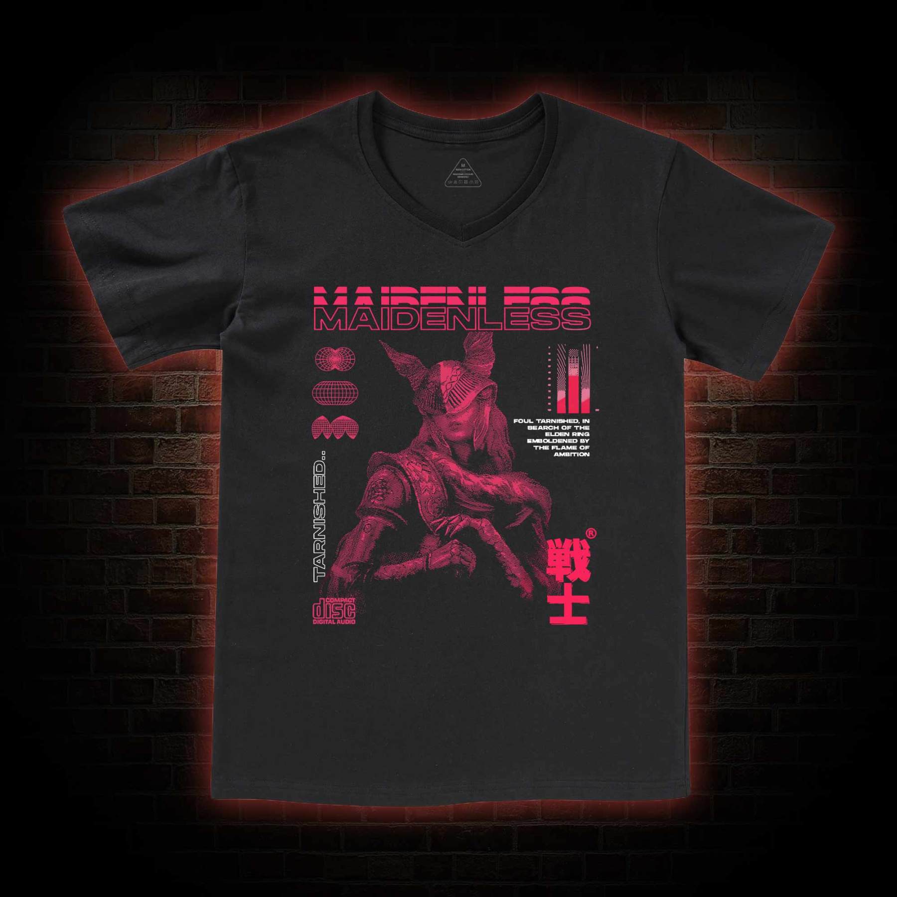 Maidenless Warrior V-Neck Classic T-Shirt