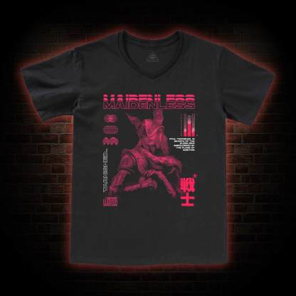 Maidenless Warrior V-Neck Classic T-Shirt