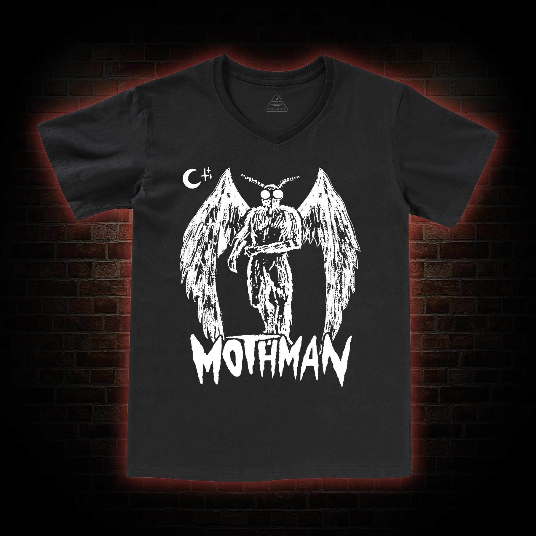 Mothman V-Neck Classic T-Shirt